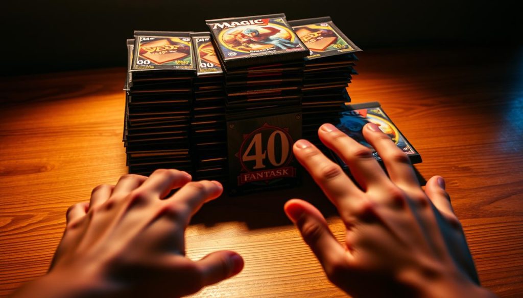 Booster Pack Unboxing Excitement