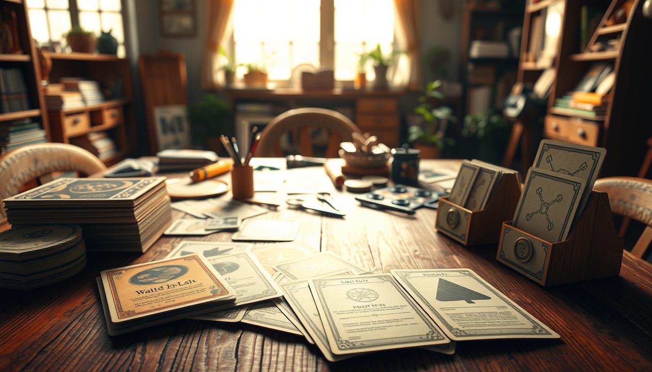 DIY card game templates