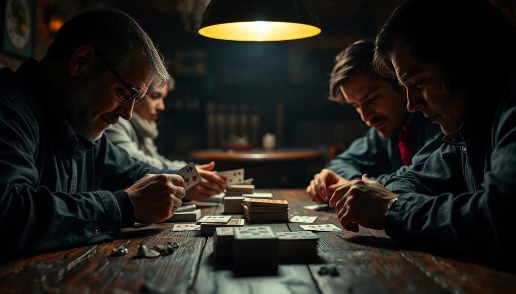 Skill vs luck in card games