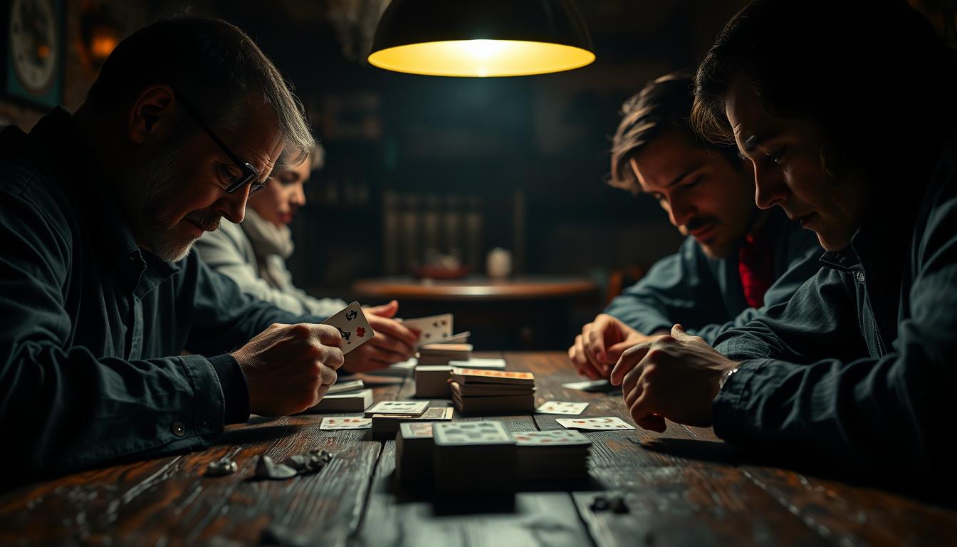 Skill vs luck in card games