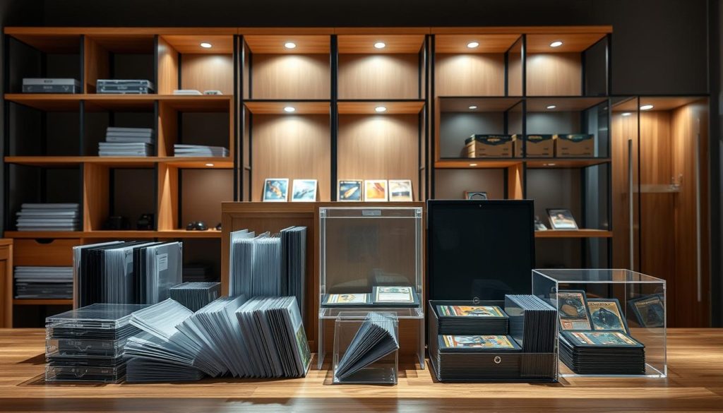 Card Storage Solutions and Display Cases