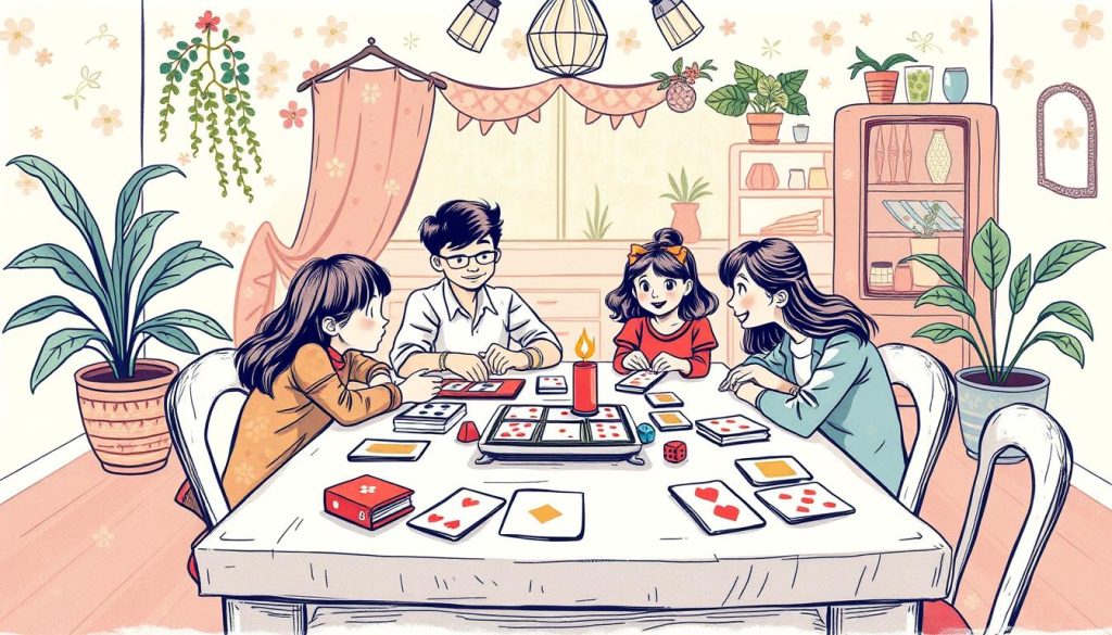 Family Card Games Template Design