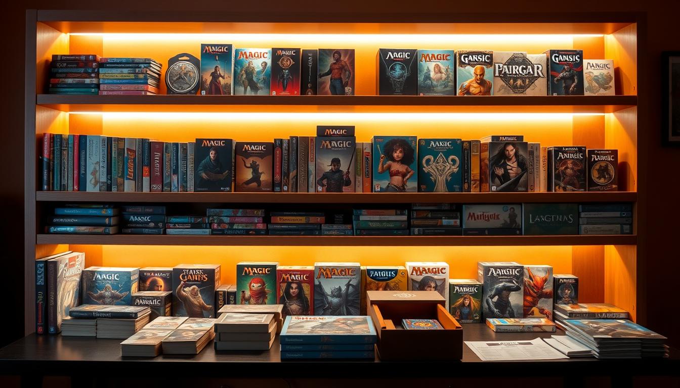 Organizing card game collections